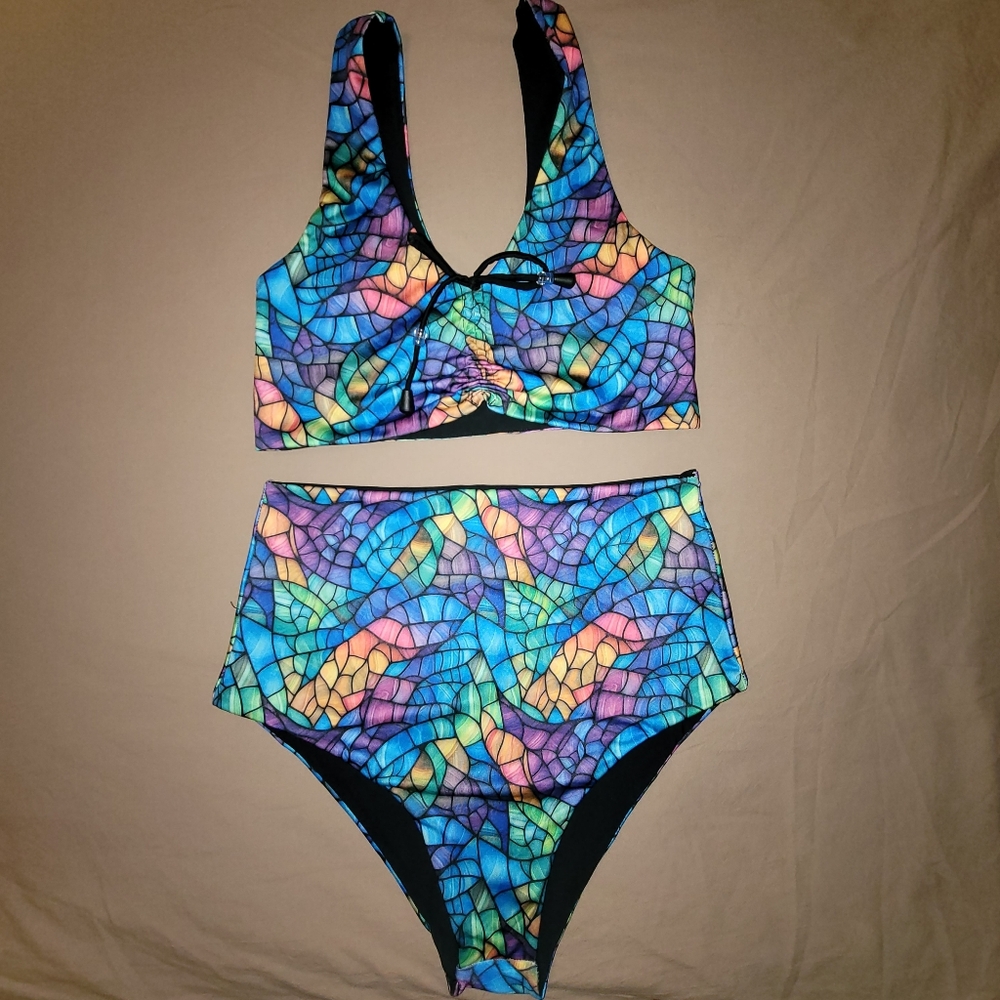 Custom Rave Festival Set Bikini